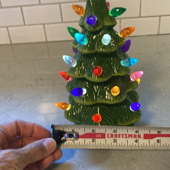 Vintage Ceramic Light Up Christmas Tree Small - Picture 5 of 5